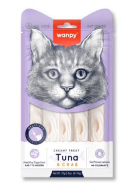 wanpy gato creamy atun/cangrejo