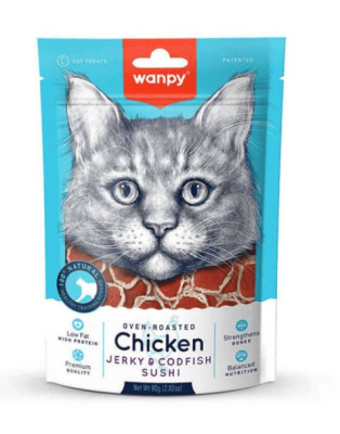 wanpy gato sushi chicken/codfish