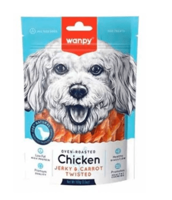 wanpy perro jercky chicken/carrot