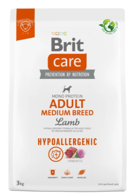 Brit care hypo lamb adulto medium