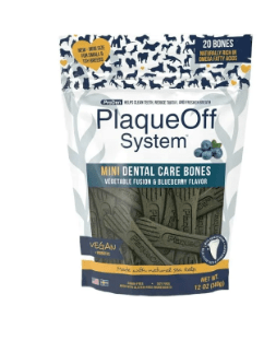 plaqueOff proden mini bones veggie blueberry