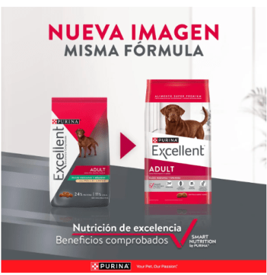 excellent adulto raza med/gr