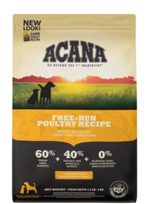 acana free run poultry perro