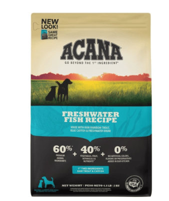 acana freshwater fish perro