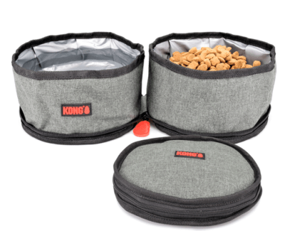 kong fold up travel bowl set