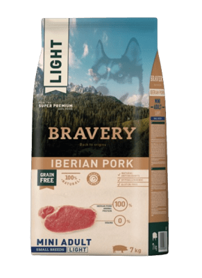 bravery light cerdo iberico adulto mini breed