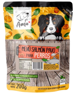 ama pet pouch salmon/pavo
