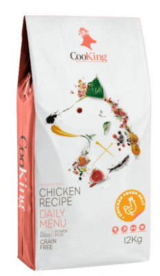 cooking perro adulto pollo