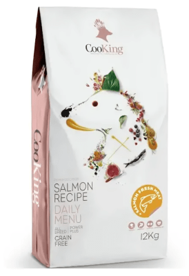 cooking perro adulto salmon