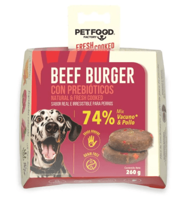 pet food hamburguesa 260gr