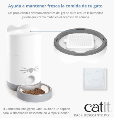 pixi almohadilla desecante comedero smart