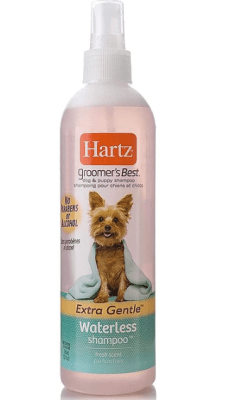 hartz shampoo waterless