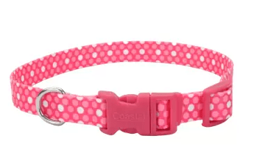 coastal collar PER style pink dots