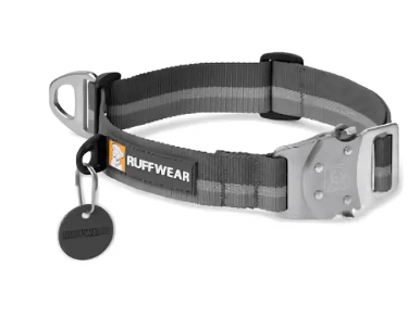 ruffwear top rope collar granite gray