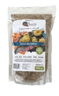 martin pescador mix semilla canario