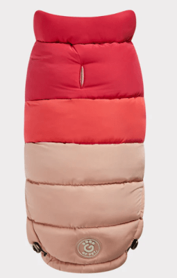 gfpet parka color block rosa