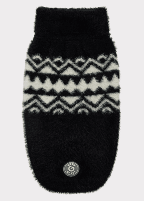 gfpet sweater fuzzy negro