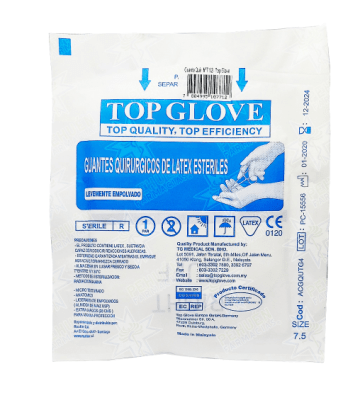guantes esteril topglove