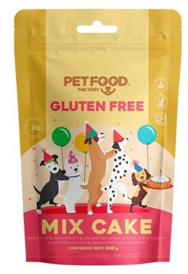 petfood mix cake mezcla lista 240gr