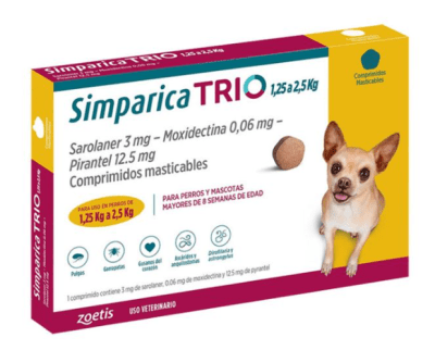 zoetis simparica TRIO 1.25-2.5kg