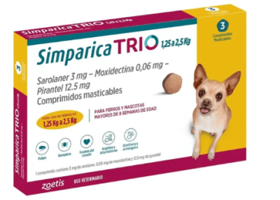 zoetis simparica TRIO 1.25-2.5kg