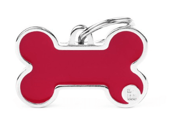placa my family big bone red