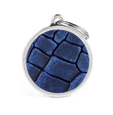 placa my family big circle tucson blue