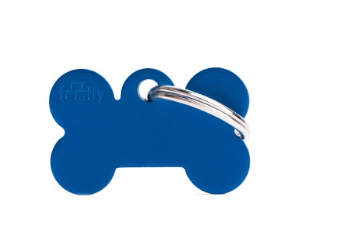 placa my family bone alu blue