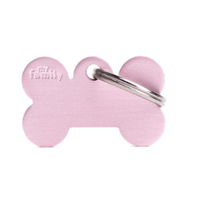 placa my family bone alu pink