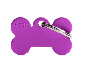 placa my family bone alu purple