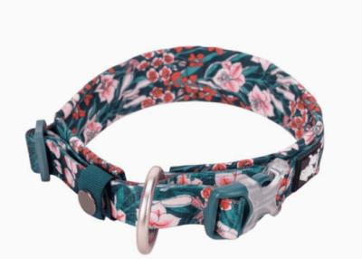 truelove collar floral navy blazer