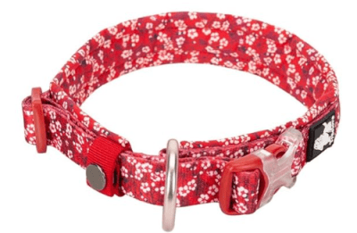 truelove collar floral poopy red