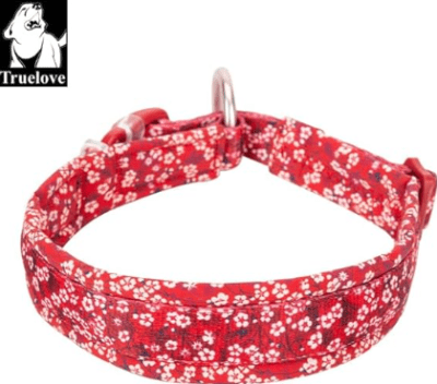 truelove collar floral poopy red