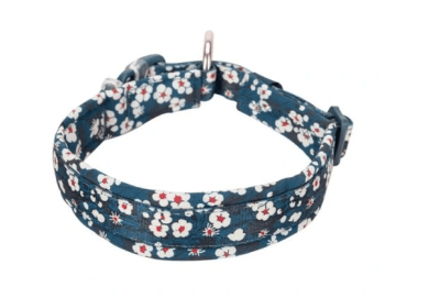 truelove collar floral saxony blue