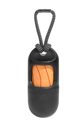 zeedog poop bag dispenser black glow