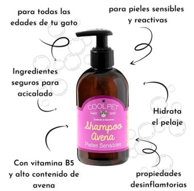 coolpet shampoo avena GATO