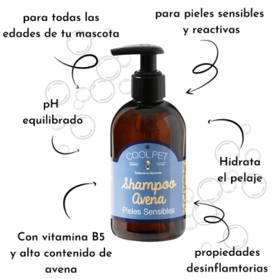 coolpet shampoo avena PERRO