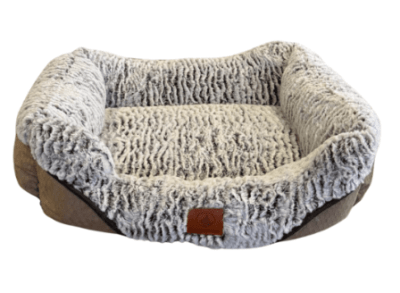 mp cama acolchonada perro cafe