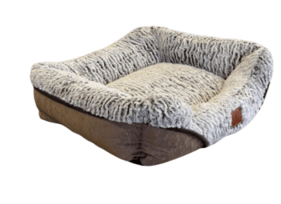 mp cama acolchonada perro cafe