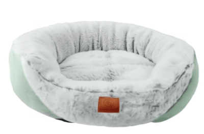 mp cama acolchonada perro verde