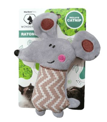 wonder cat ratoncito con catnip