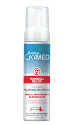 oxymed shampoo en seco bolas de pelo