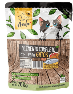 ama pet GATO pouch pollo