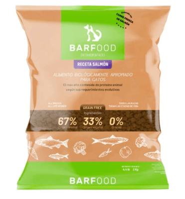 barf deshid gato salmon