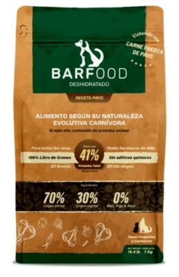 barf deshid perro raza peq pavo