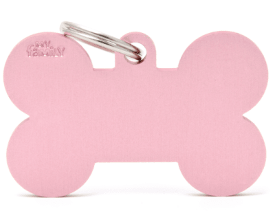 placa my family pink alu bone