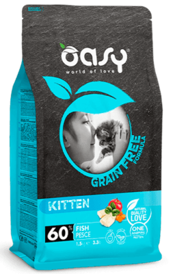 oasy cat GF kitten pescado