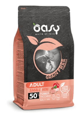 oasy GF adulto small/mini pavo