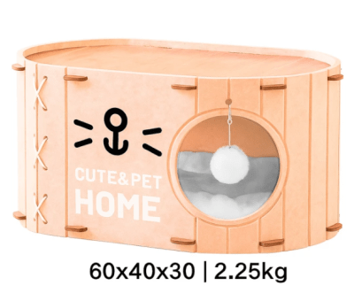 wonder cat nido para gatos 60x40x30