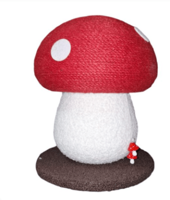 mp rascador champiñon rojo/blanco
